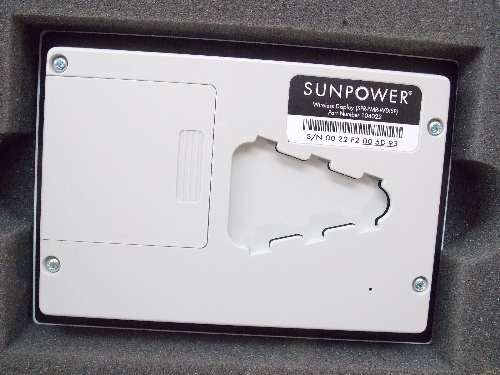 Sunpower 104022 (SPR-PMR-WDISP) Wireless Display Performance Monitoring