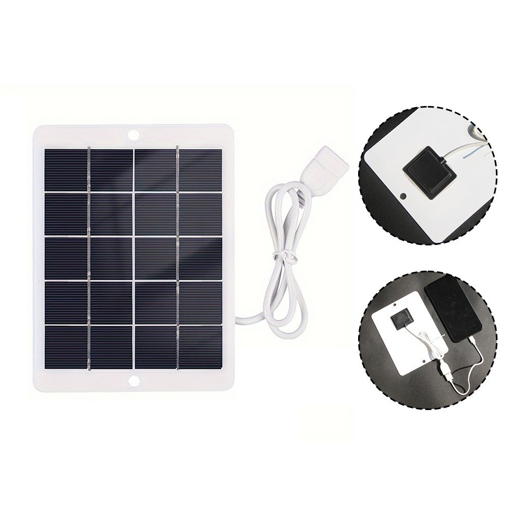 Polysilicon Solar Panel Compact and Portable Design USB Output for Charging