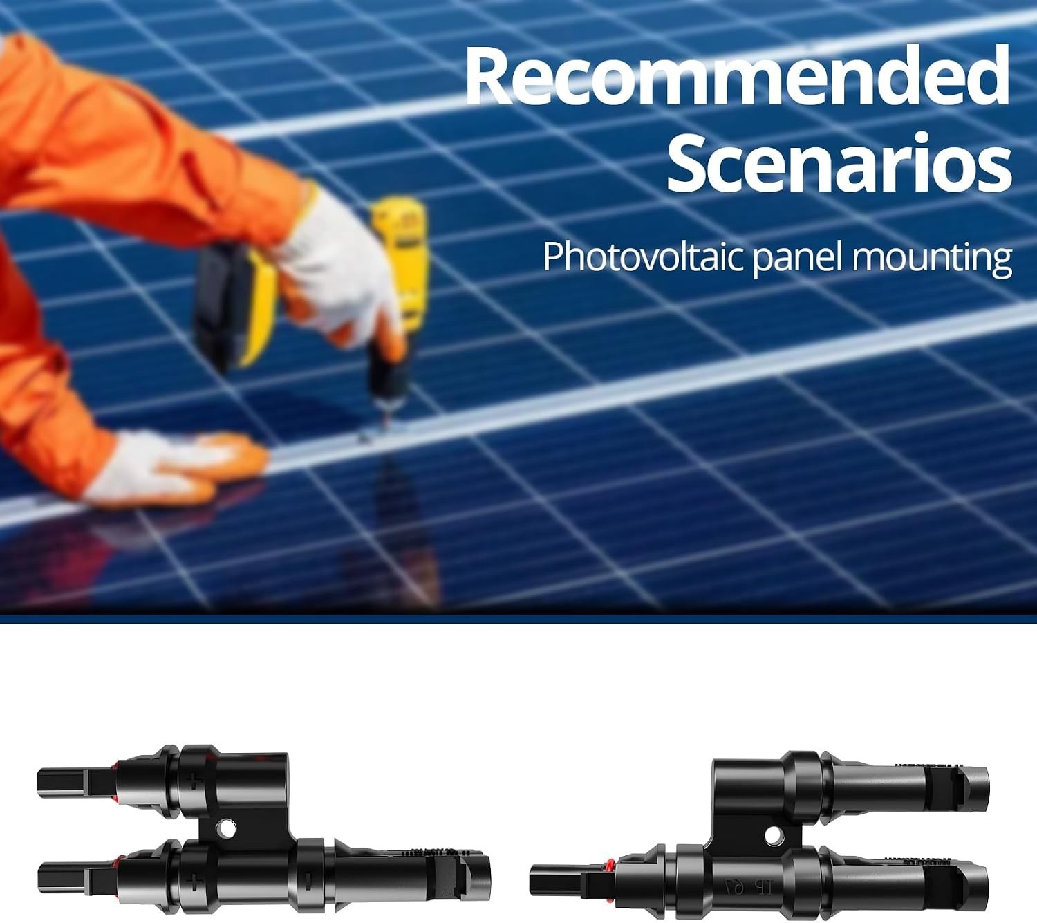 Solar Branch Connectors T-Branch 1Pair M/FF F/MM