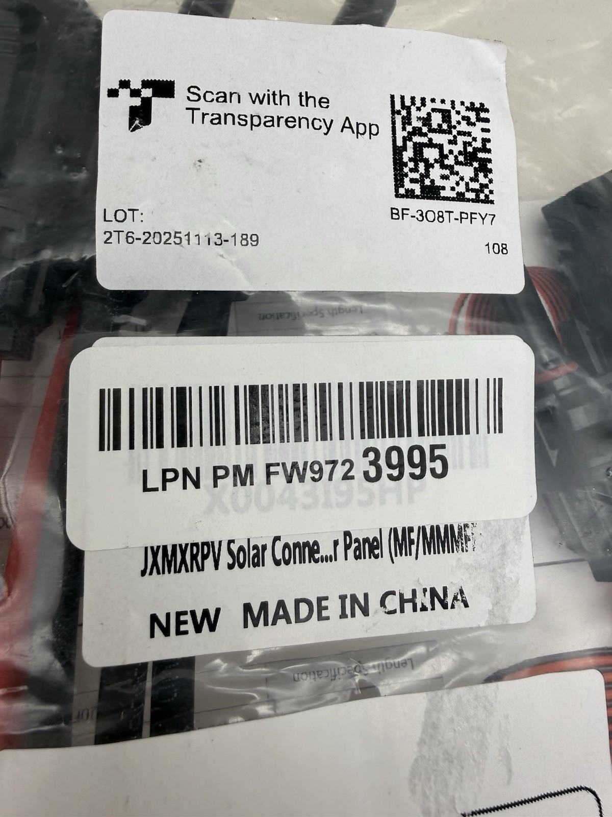 Solar Connectors for 3 Solar Panels, Tool-Free Solar Panel Wires and Connectors