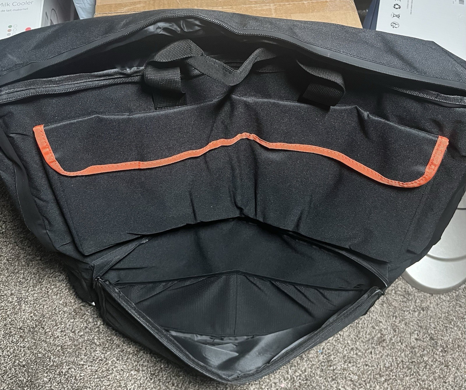 Solar Panel Storage Bag for 2 Solar Panels, (3 ) Storage Compartments . ( New )