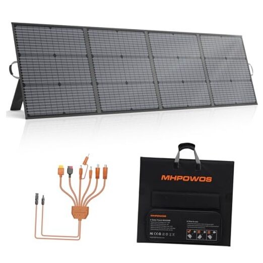 Portable Solar Panel 220W 40V Monocrystalline Foldable 40V/220W Solar Panel