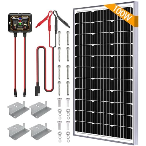 Solar Panel Battery Charger Kit with MPPT Controller