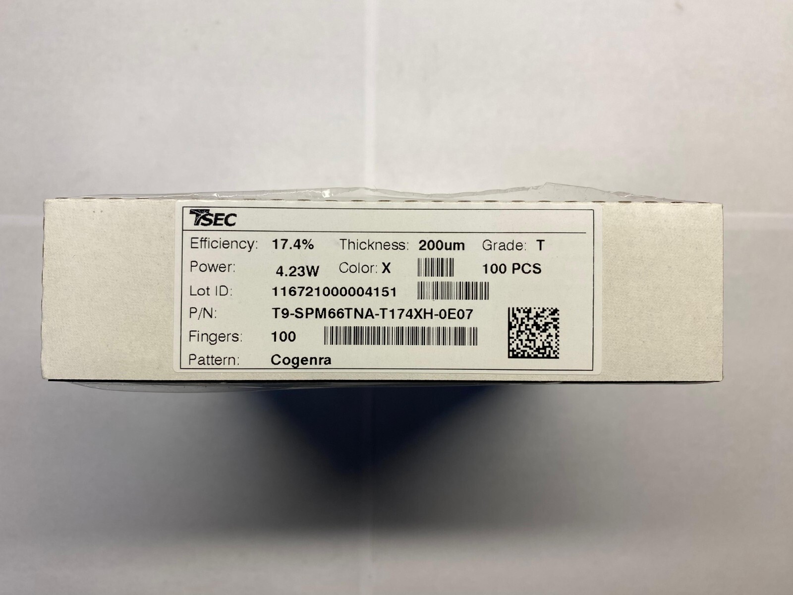 50 PCS Solar Cell TSEC C60 E60 J3 Mono Cells For DIY Solar Panel
