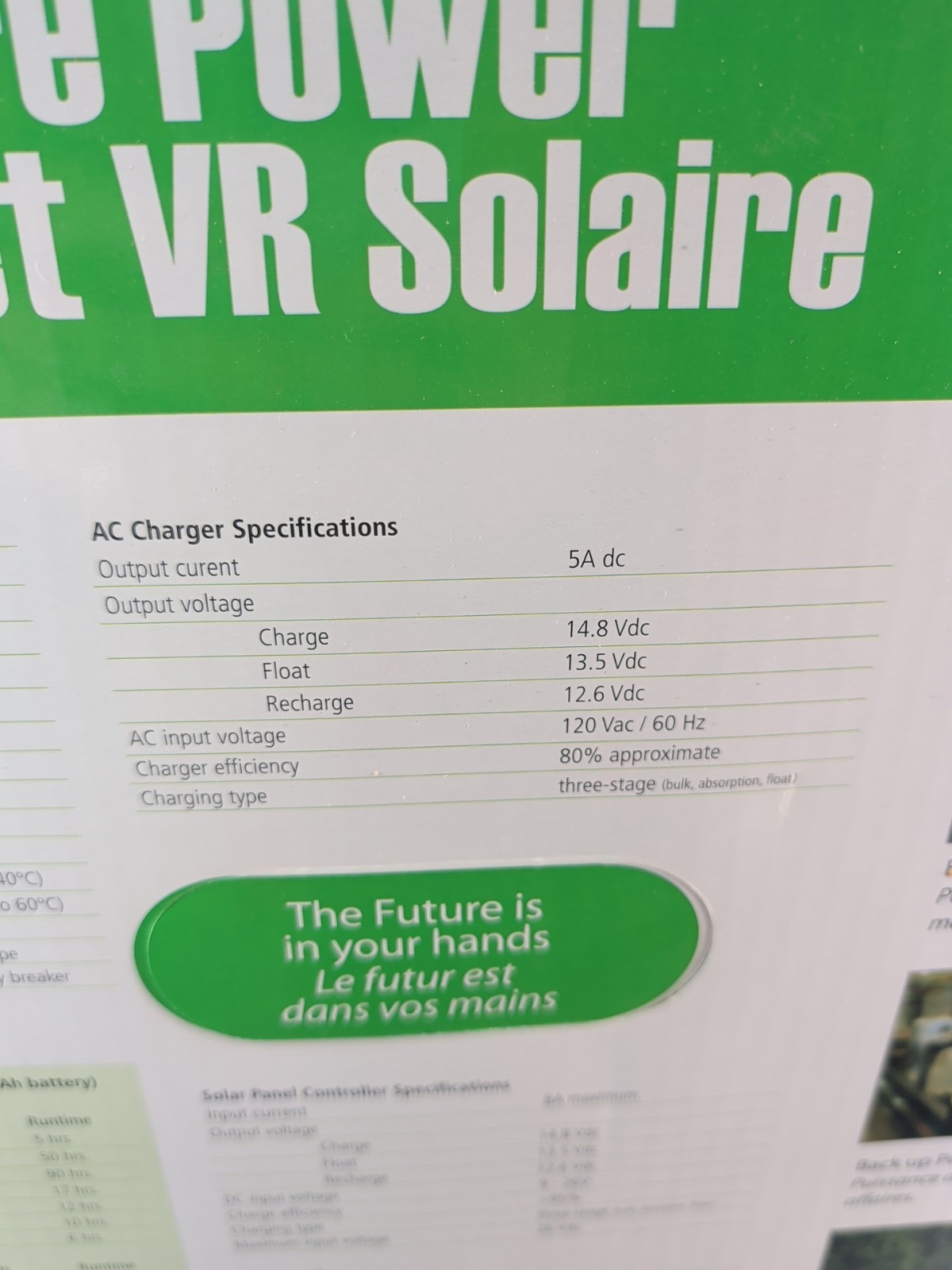 1800 Watt Solar Battery Bank for Home or Solar Kisae/Nature Power