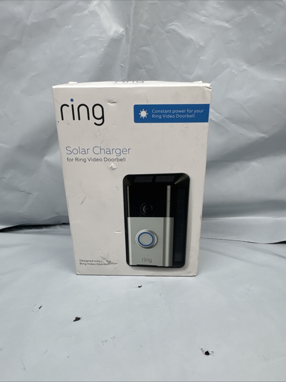 Ring Video Doorbell Solar Charger 1st Gen Doorbell Not Included FREE SHIP B2 P