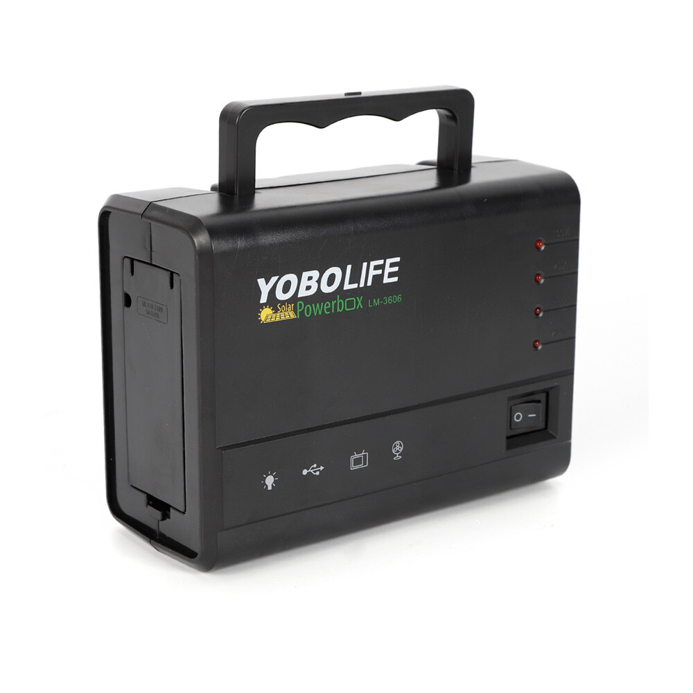 Portable Power Station with Solar Panel, Outdoor Generator Power Supply for Home