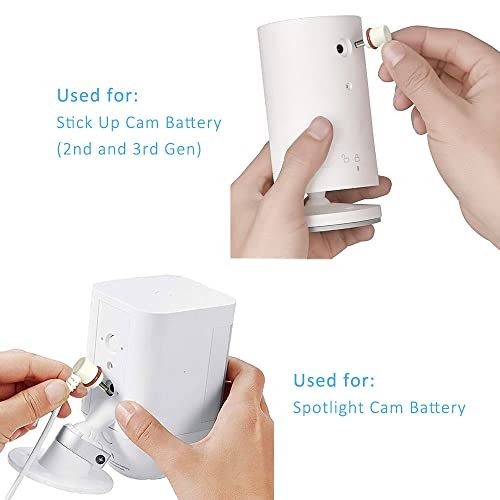 Solar Panel Charger Compatible with Ring Stick Up Cam/Pro,Ring Spotlight 3 Pack