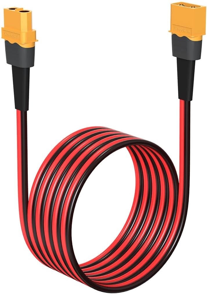 XT60 Extension Cable 35FT – Ideal Solution for Remote Control & Portable Power