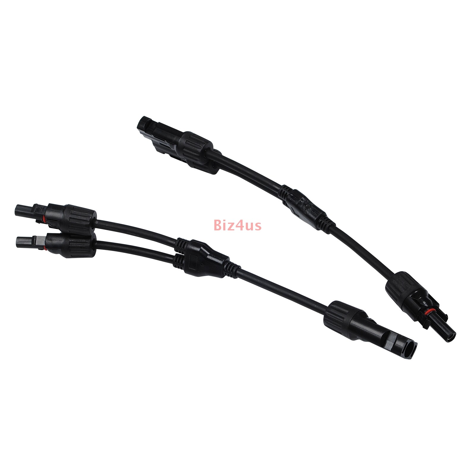 1Pair Solar Cable Splitter Waterproof IP67 2Y Branch Solar Panel Cable Connector