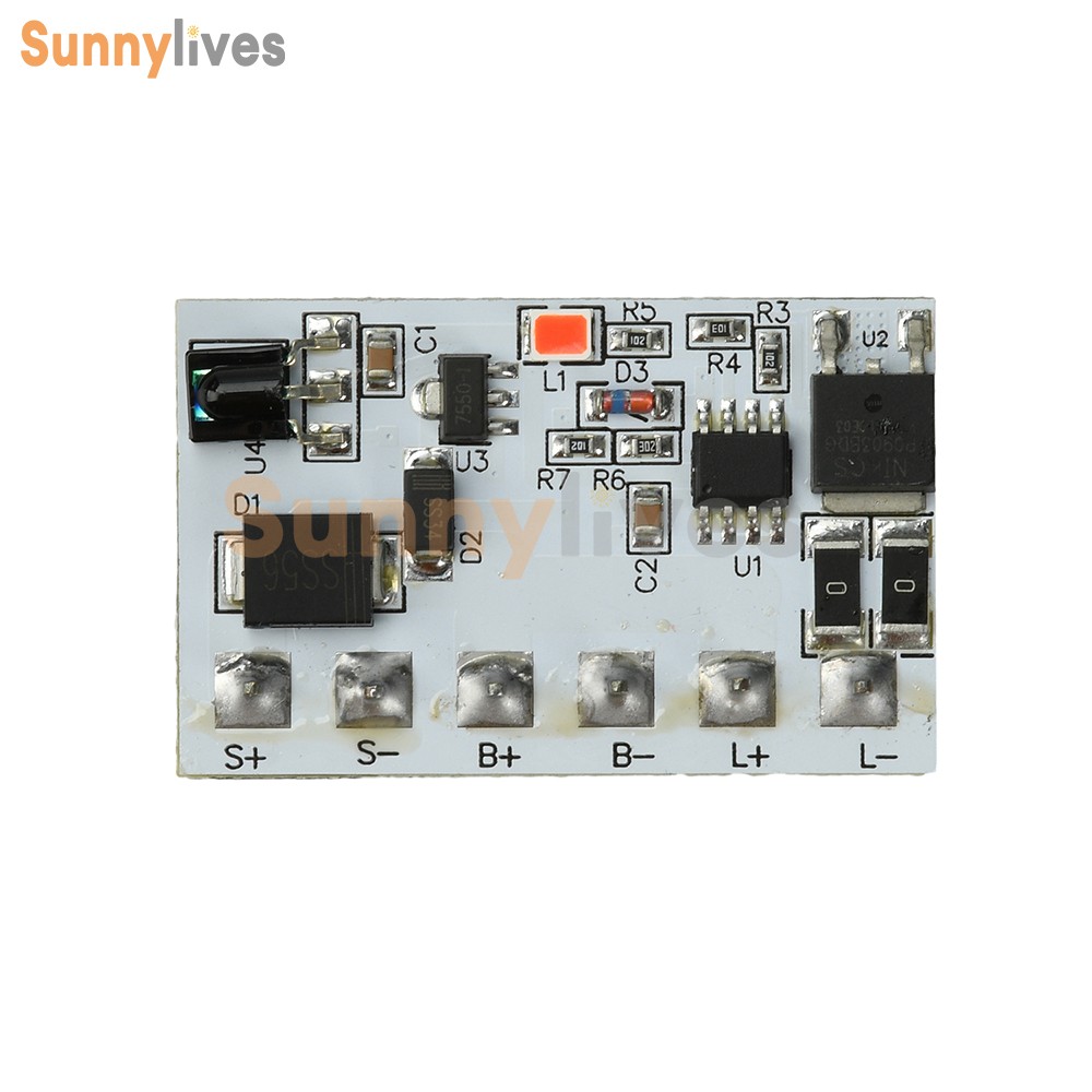 Solar Light Controller Board Auto On/Off Dusk to Dawn Remote Timer DC 3-24V