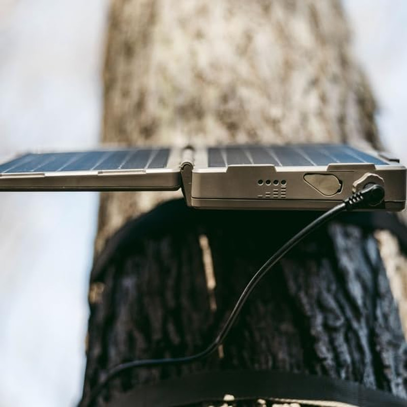 Reveal Folding Solar Panel – 7.2W Output, Built-In Lithium Battery, Powers Trail
