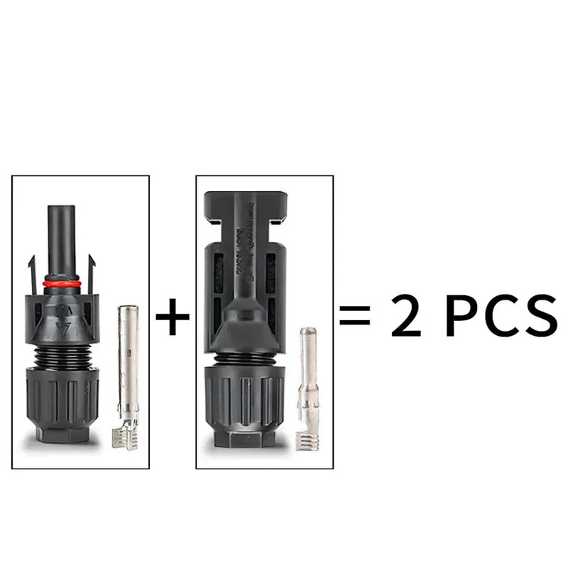 Photovoltaic Solar Connector Kit 1000V 30A for PV/MC Cable 10-400 Pcs