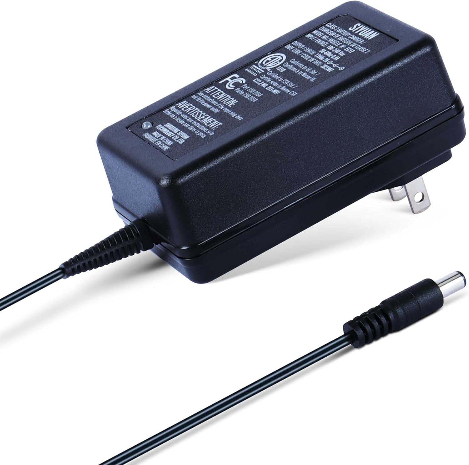 Siyuan Generator Battery Charger, 12V 2A Output, 5.5Mm/2.1Mm Connector, Compatib