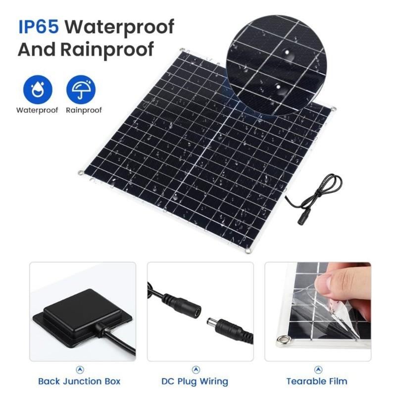 Solar Ventilation 9.8 Inch Fan with Detachable ABS Housing Easy Maintenance