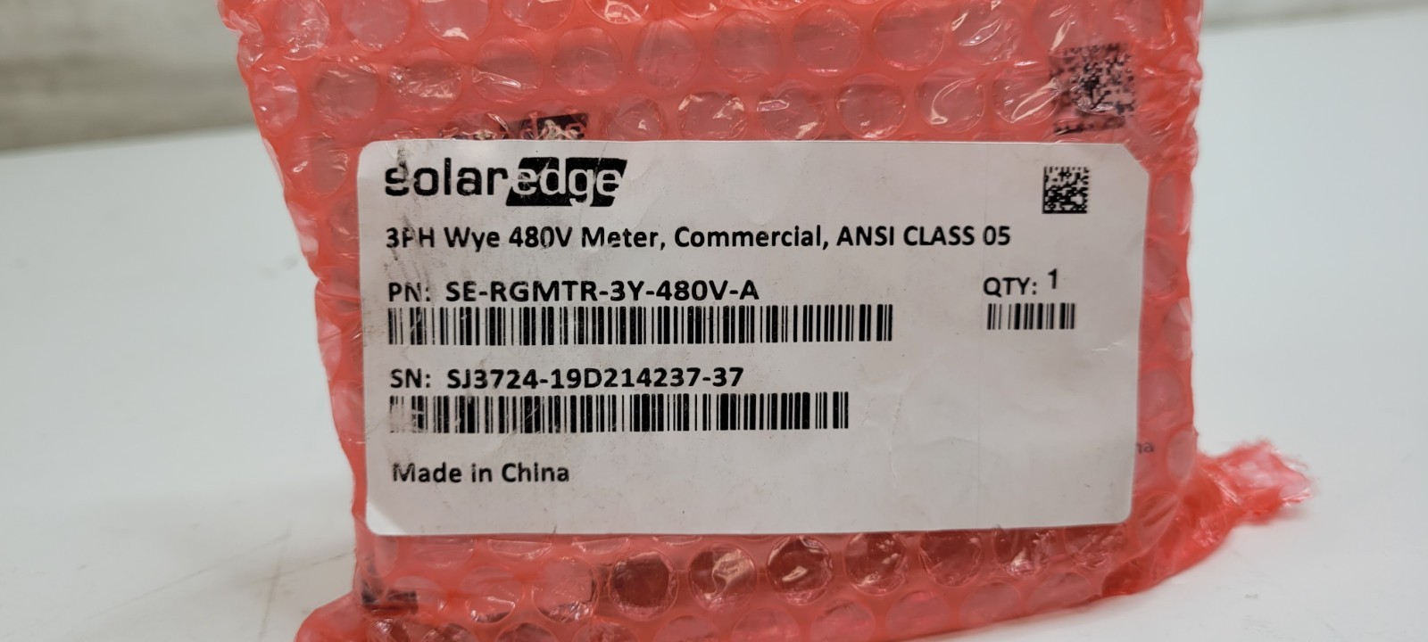 Solaredge SE-RGMTR-3Y-480V-A, Commercial RGM / Consumption Meter 3-ph, 480V Wye