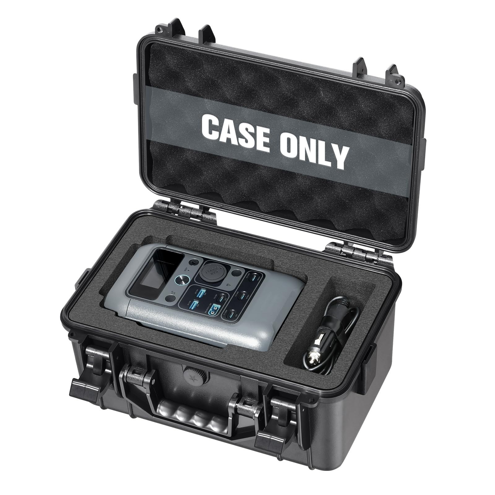 Portable Hard Case for Solar Generator – Waterproof Travel Storage Box for Power