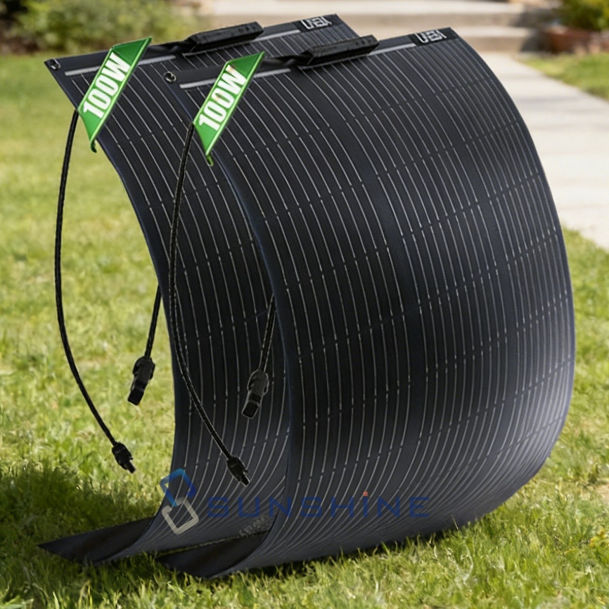 Flexible 200W Watt Solar Panel N-Type Mono 18V 18BB Home RV Camping PV Off Grid