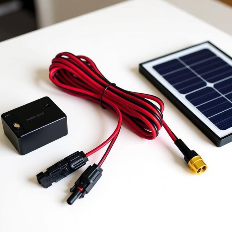 50Cm-10M XT60H Female Charging Cable, 10AWG Solar Power Wire