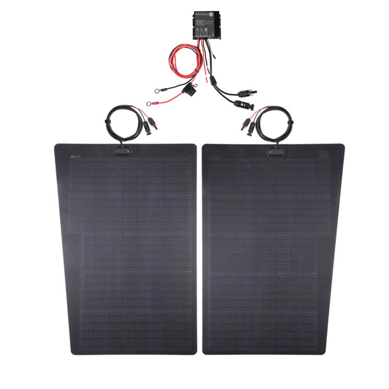 Protect Lensun 140W(2×70) Hood Flexible Solar Panel for Ford Super Duty 1st Gen