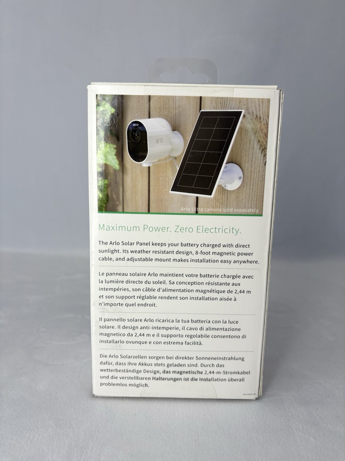 Arlo Solar Panel For Arlo Ultra, Arlo Pro 3, and Arlo Pro 3 Floodlight Cameras