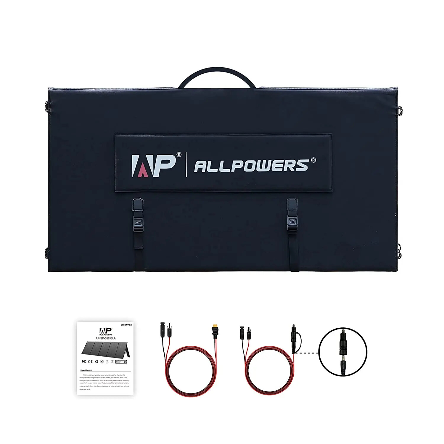 Foldable Solar Panel Solar Charger with Solar Output for Power Station Solar