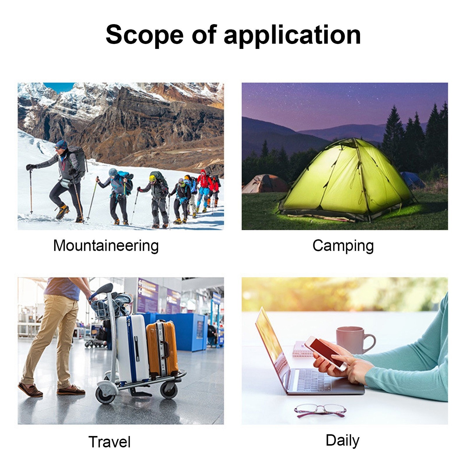 Solar Power Bank Waterproof wireless 36800mAh Fastest Charger 4USB Charging Port