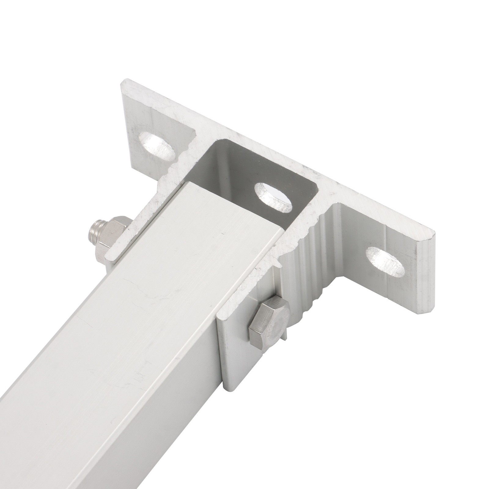 LABLT Adjustable Angle 4×Solar Panel RV Tilt Mount Brackets Set For Roof Install