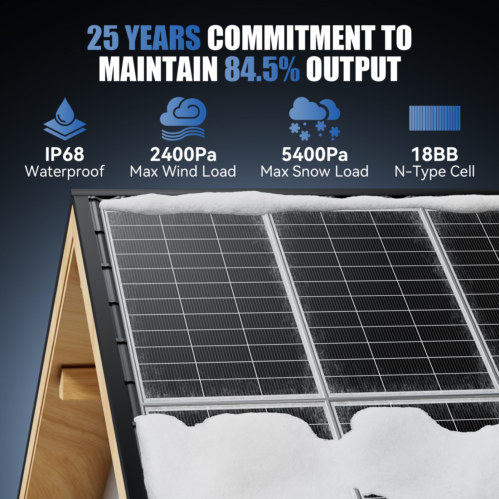 200W 12Pack 2400W Mono Solar Panel 12V Battery Charging Home Off-Grid Boat Power