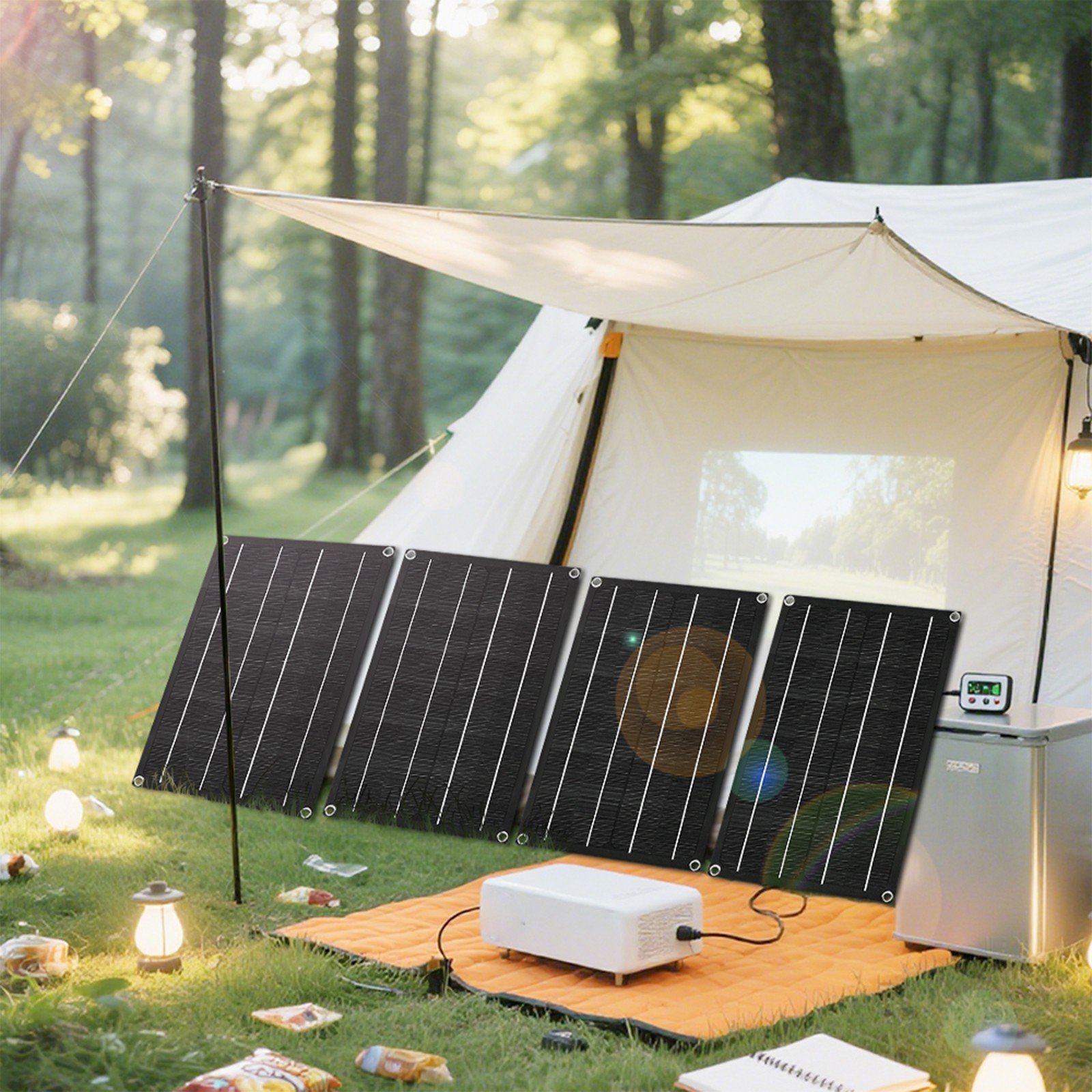 3200W Solar Panel Kit- 4x800W High-Efficiency+100A Controller Full Accessories