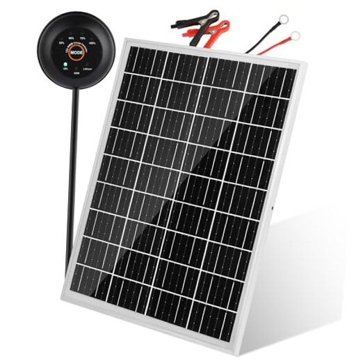Solar Panel Kit 25W 12V Solar Battery Trickle Charger Maintainer PRO with