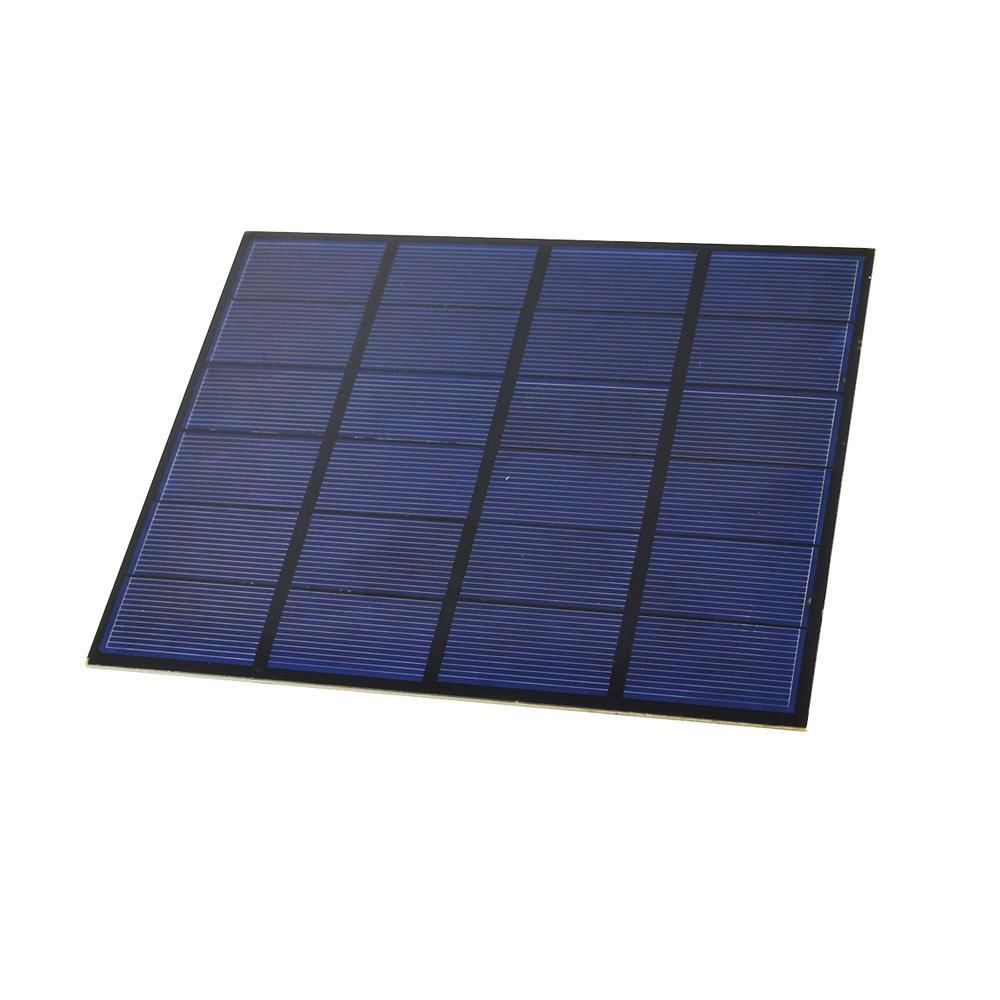 visiPower 6V 3.5W 0.58A Mini Monocrystalline Solar Panel DIY Cell Battery System