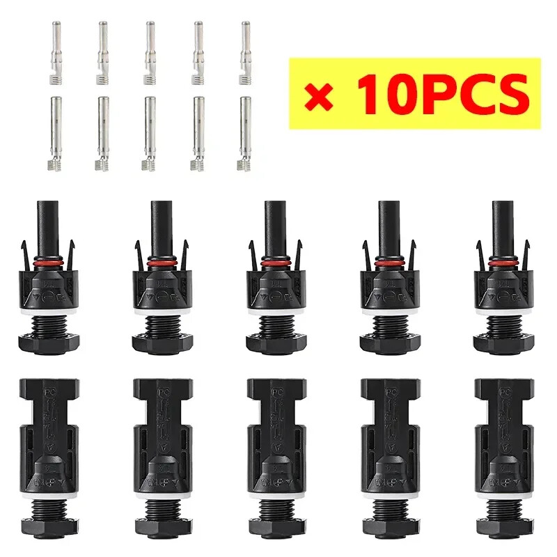 PV Panel Mount Connector Coupler IP67 DC1000V For Solar Inverter System Use