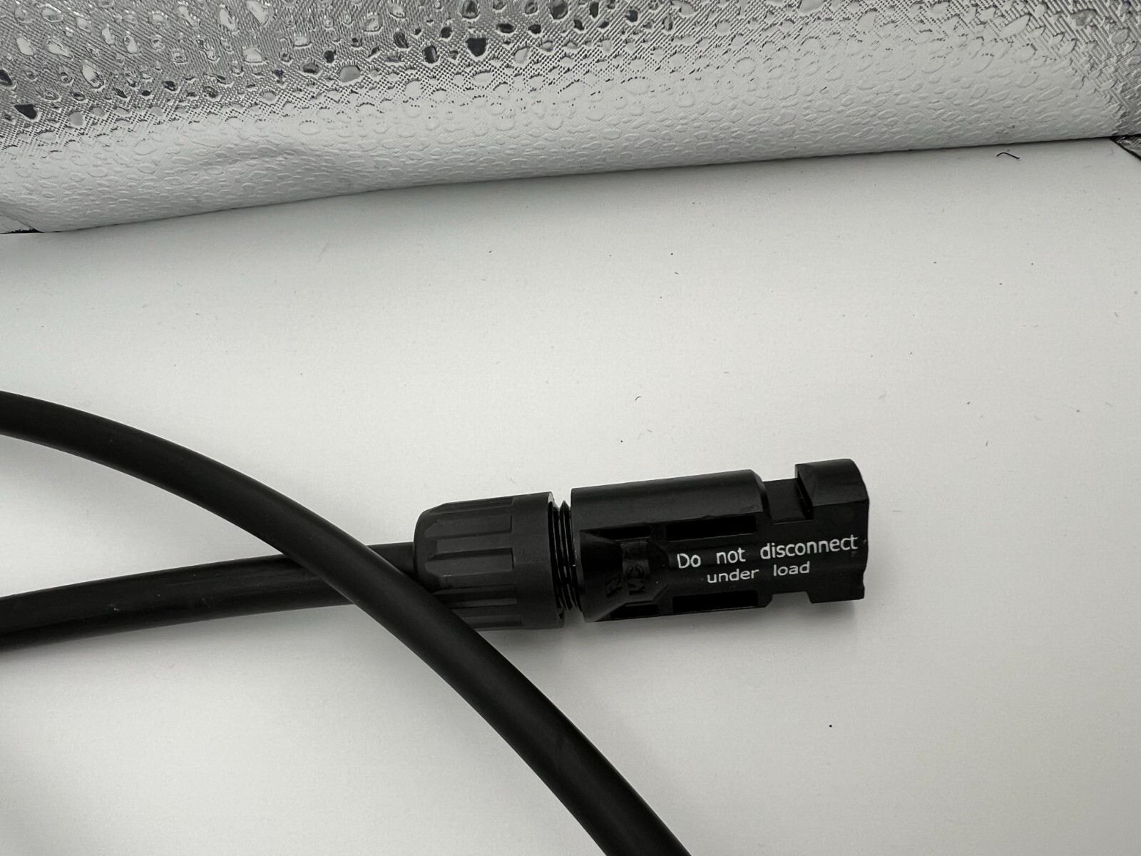 PV Y2-1 MM-F 8AWG on Trunk and 10 AWG on Branches 1500v 20A Black wires