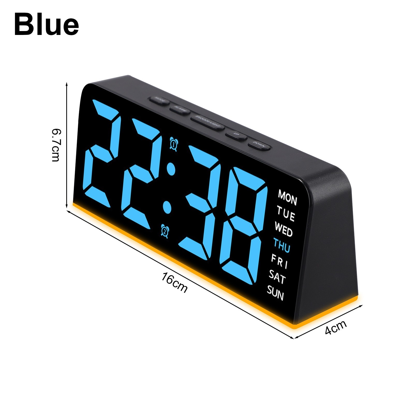 Alarm Clock Home Decor Clear Time Visibility Light And Atmosphere Lamp