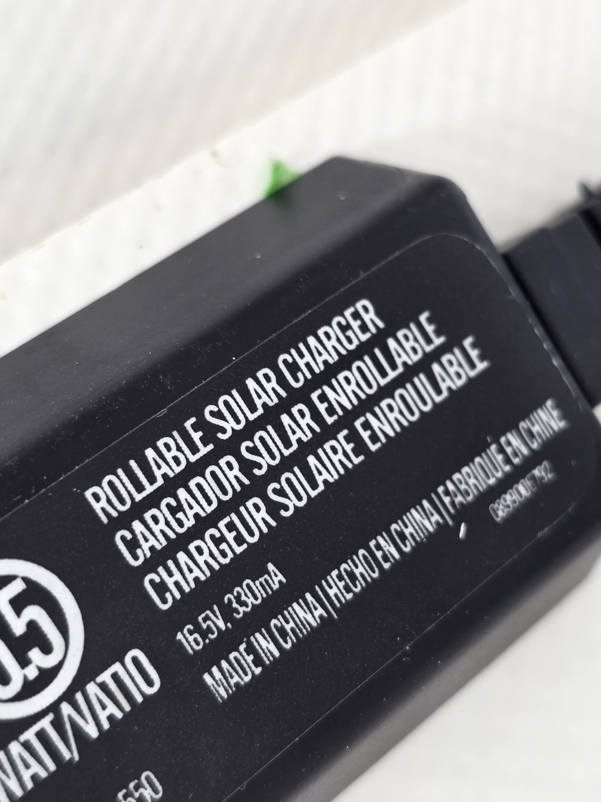 SCHUMACHER SP-550 Weather Proof Rollable Solar Panel Charger, 5.5W Works