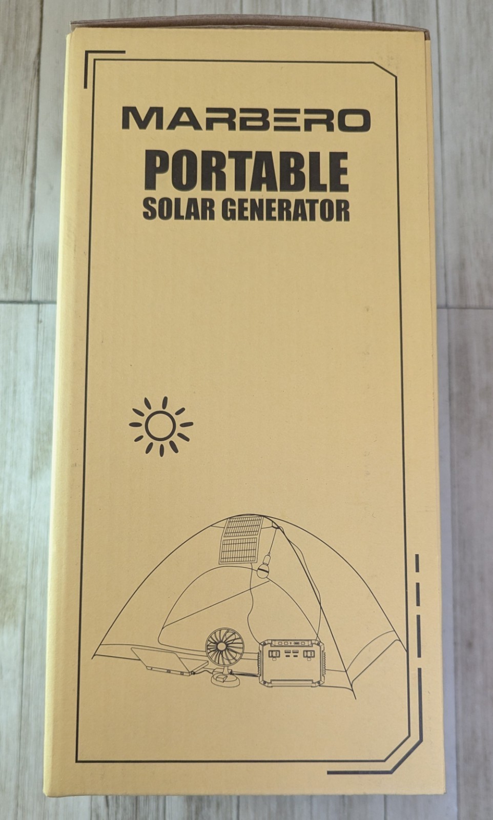 100W MARBERO Solar Generator Portable Power Station Brand New
