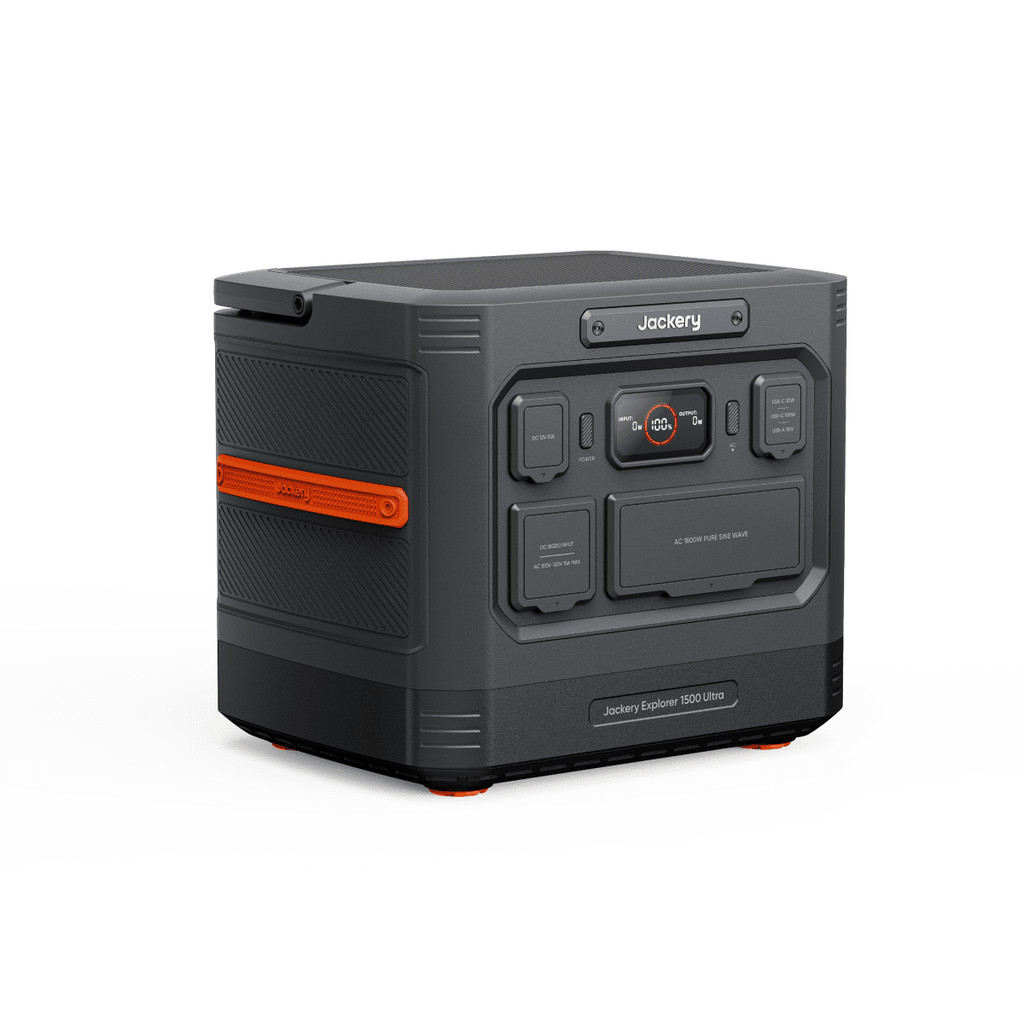 Jackery Explorer 1500 Ultra Portable Power Station 1536Wh 800W Solar Input