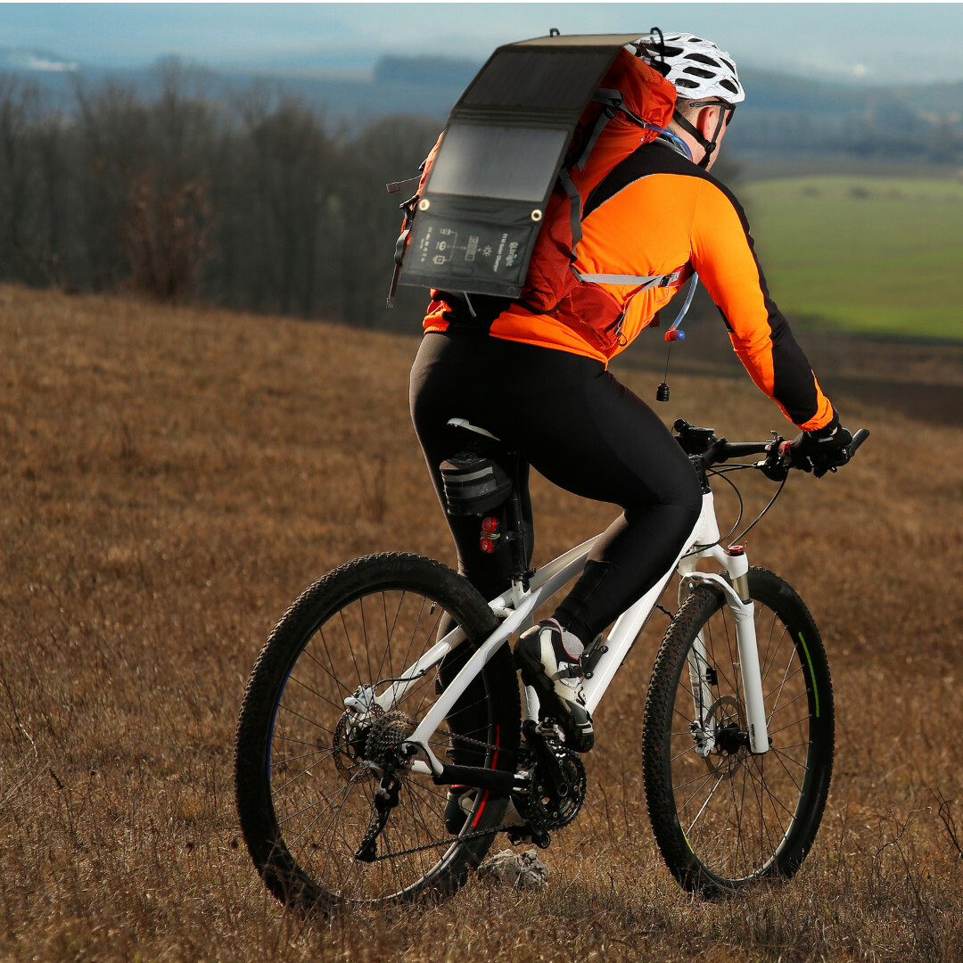 Powerful and Compact 21-Watt USB Solar Charger for Outdoors and Emergencies