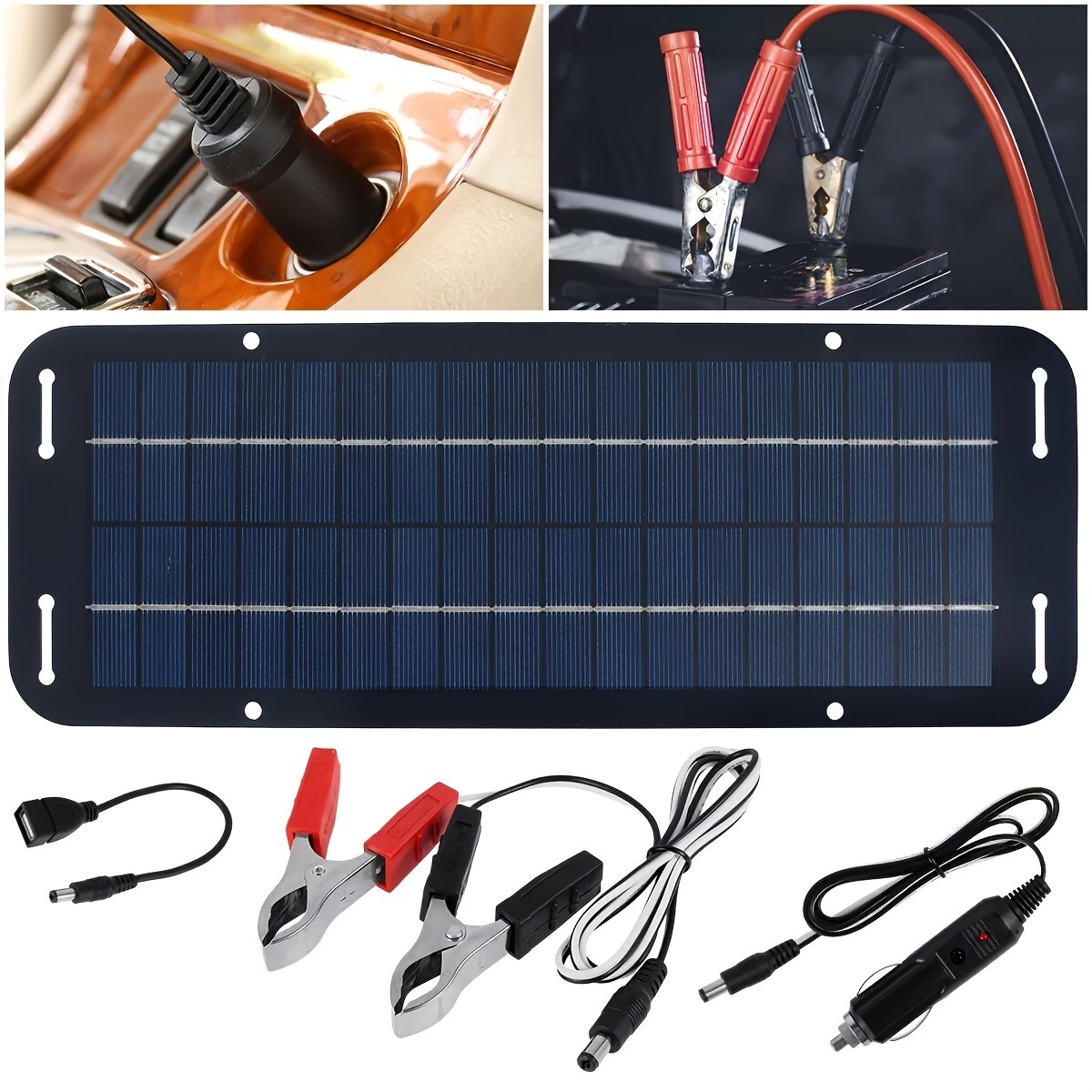 Solar Panel Kit 40w 12v Solar Trickle Charger Portable Solar Powered Charger Kit