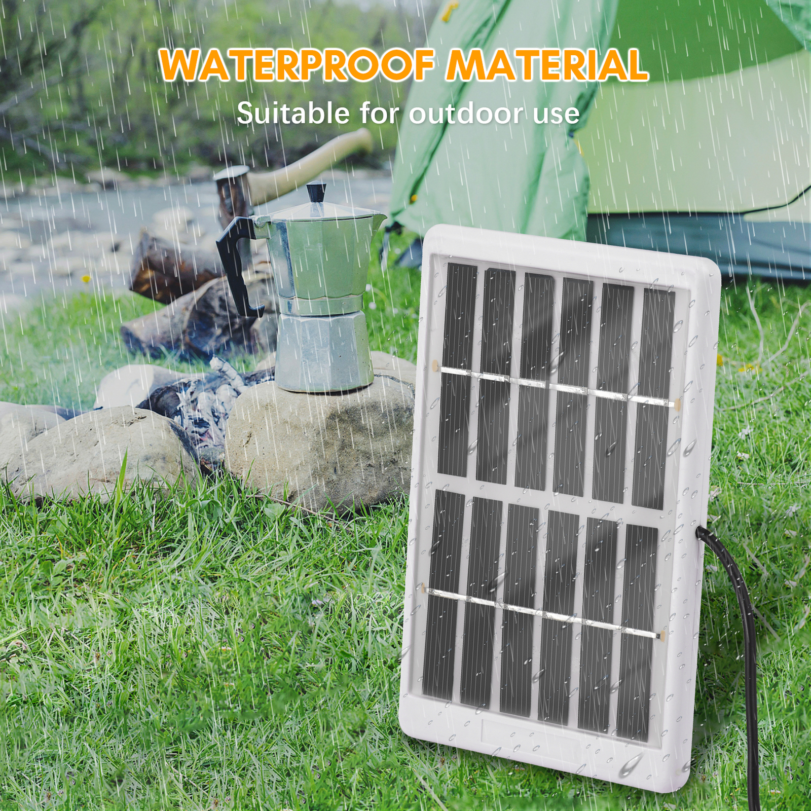 1.2W Solar Panel Portable Solar Polycrystalline Solar Panel Q6Y9