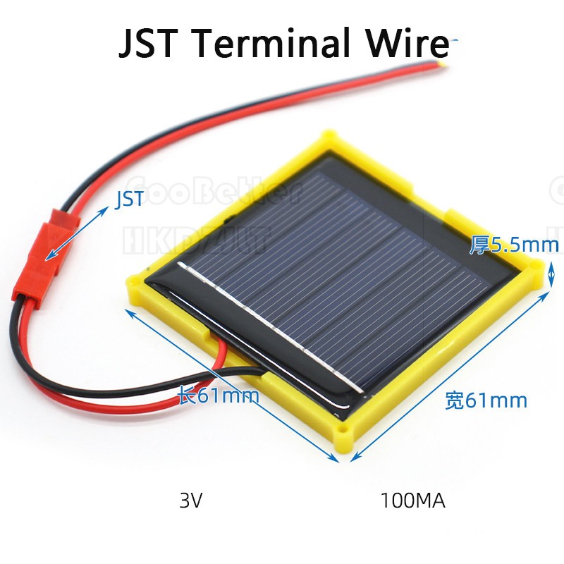 61x61mm Mini Solar Panel Module 3V 100ma for RC RC Model Car Boat Robot Toys DIY